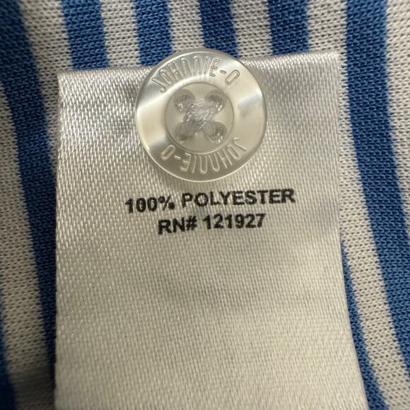 Johnnie-O Polo Shirt Men's XL Blue Prep-Formance Warwick Stripes Stretch Golf - Picture 6 of 8
